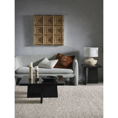 Elena Velvet Feather Cushion – Brown