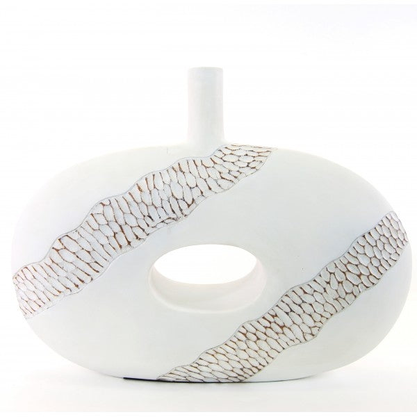Snowdrift Elegance Vase