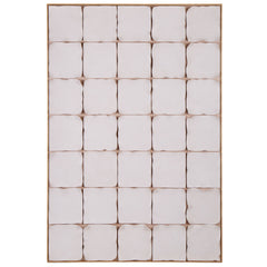 Gingham Tile Hand Painted Wall Art