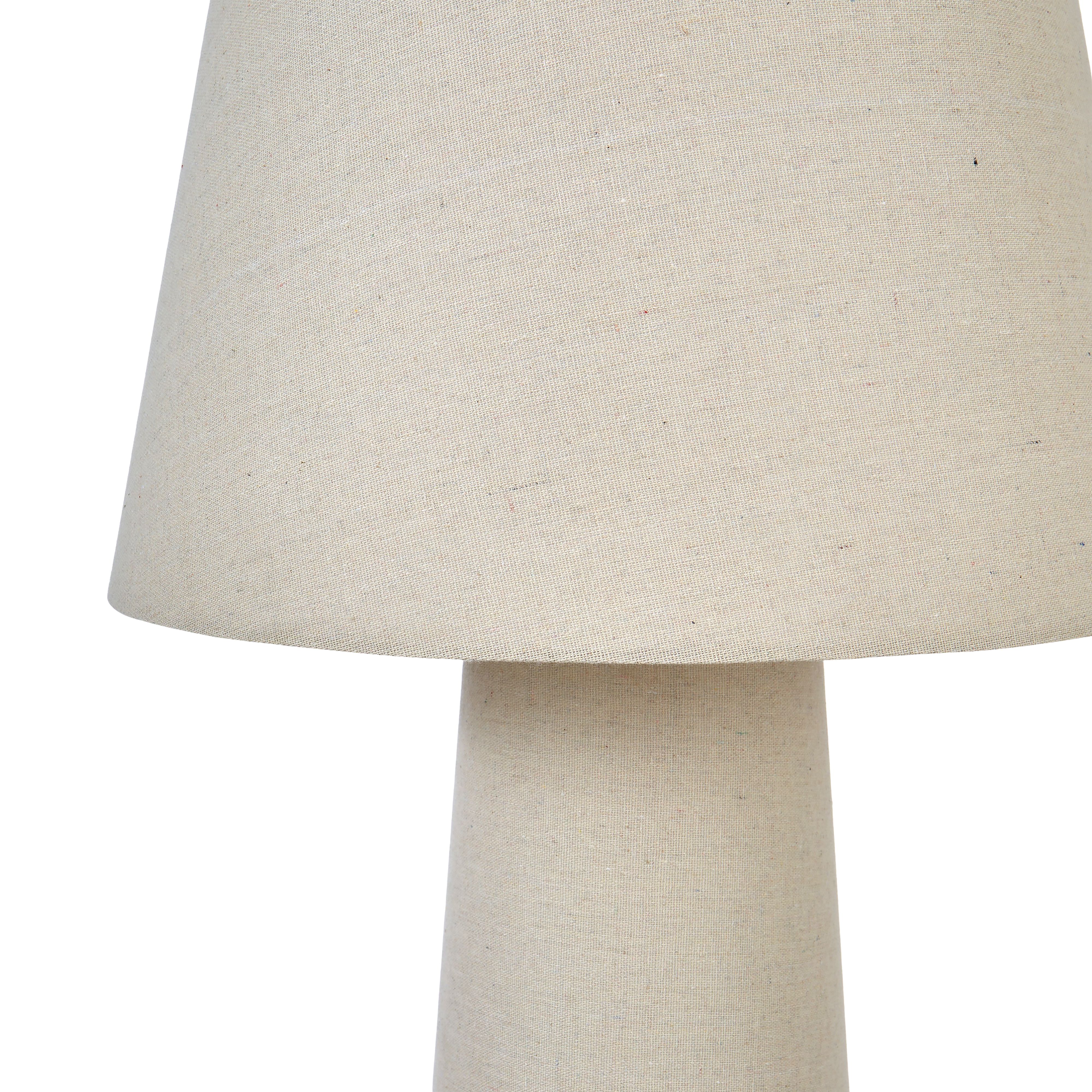 Carrington Linen Floor Lamp – Natural