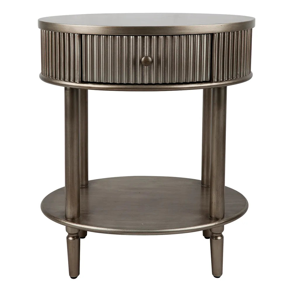 Arielle Oval Bedside Table