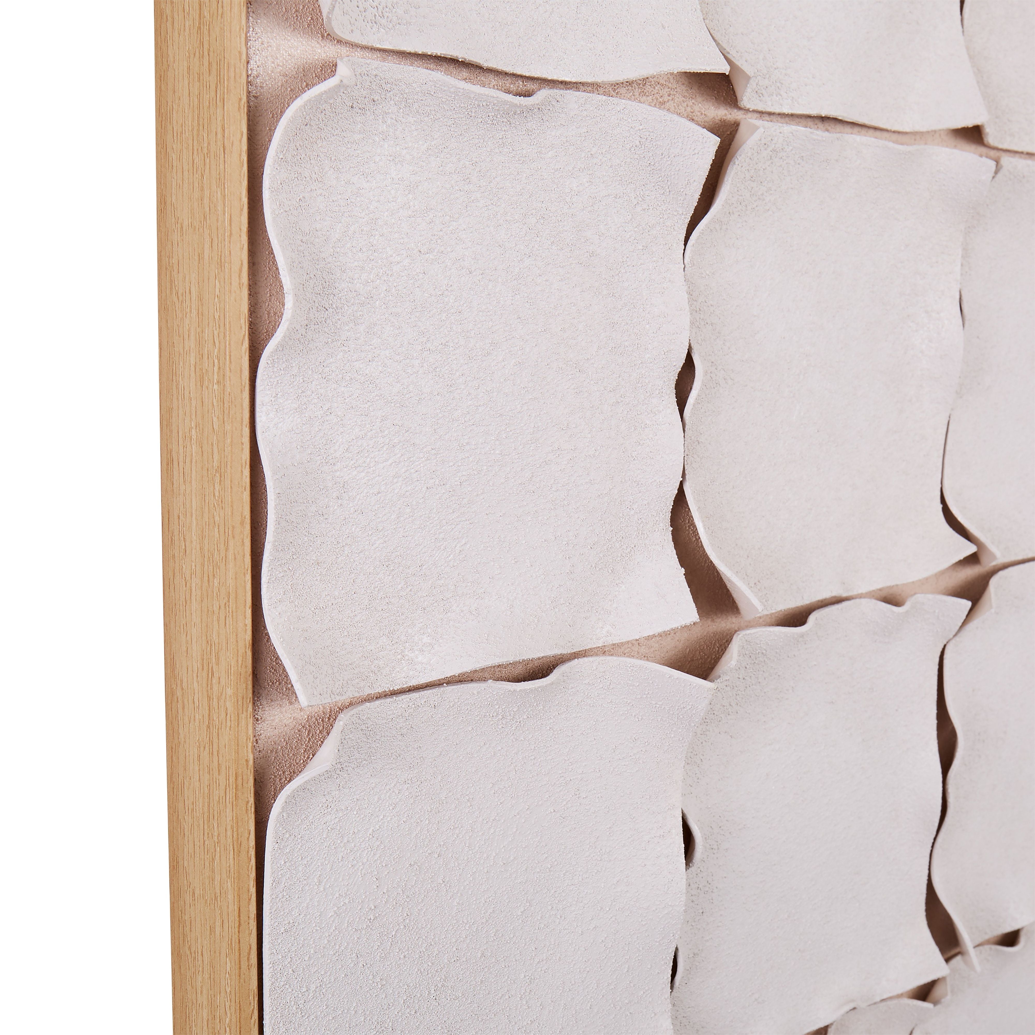 Gingham Tile Hand Painted Wall Art