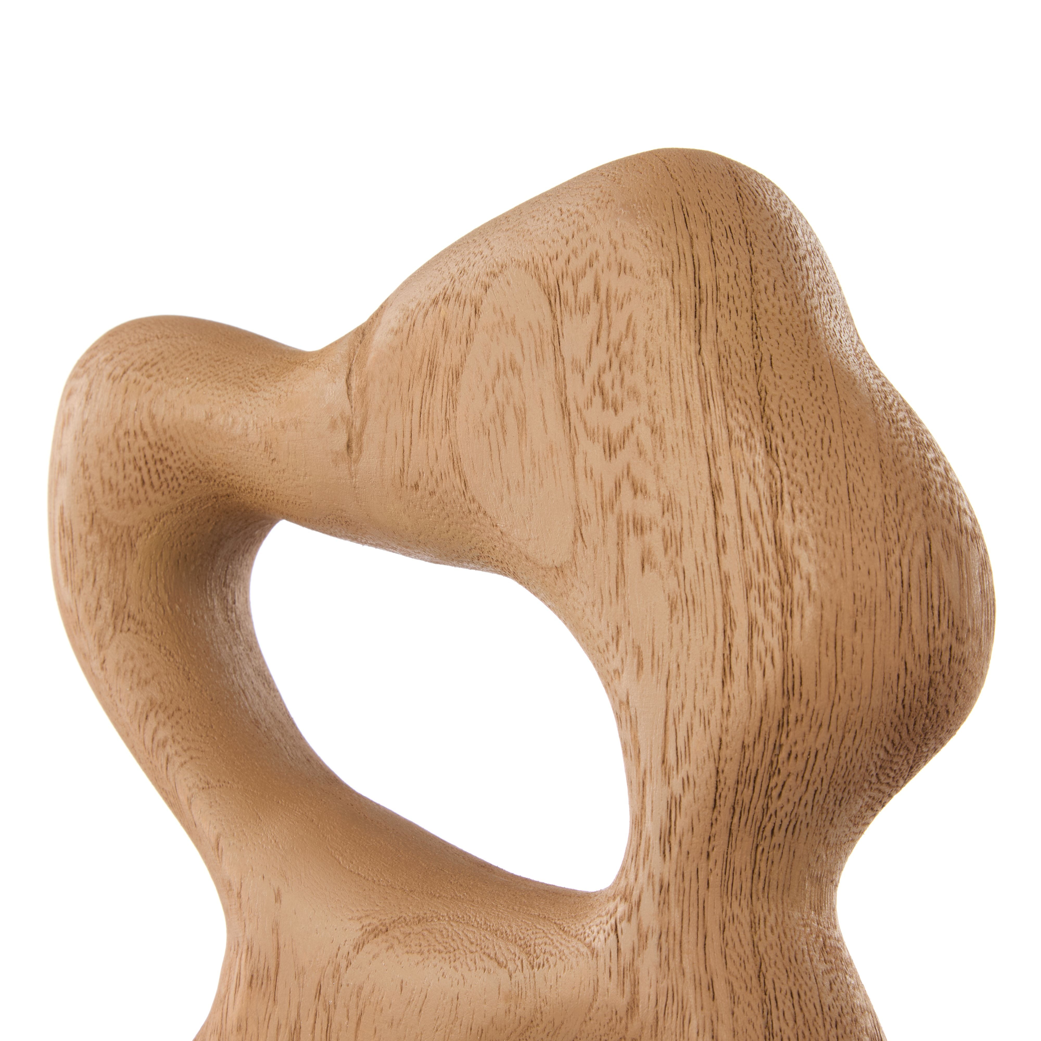 Picton Abstract Timber Sculpture – Natural & Black