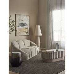 Carrington Linen Floor Lamp – Natural