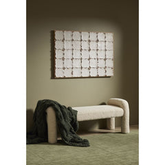 Gingham Tile Hand Painted Wall Art