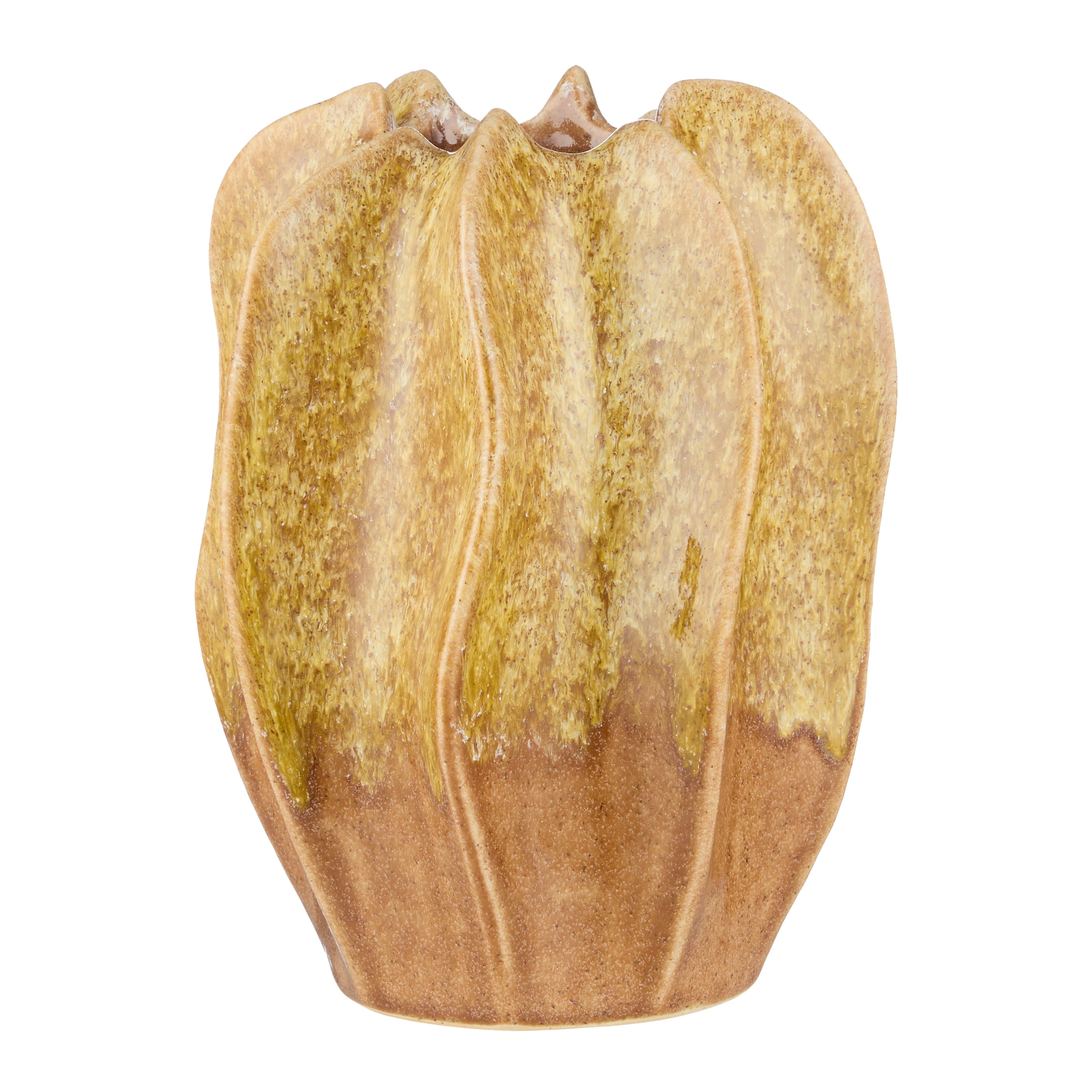 Albany Ceramic Vase – Amber