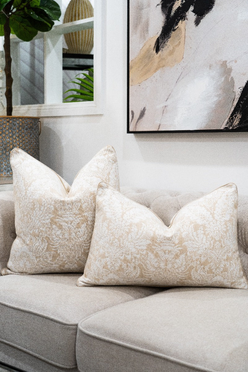 Regal Damask Cushion - 60x40CM