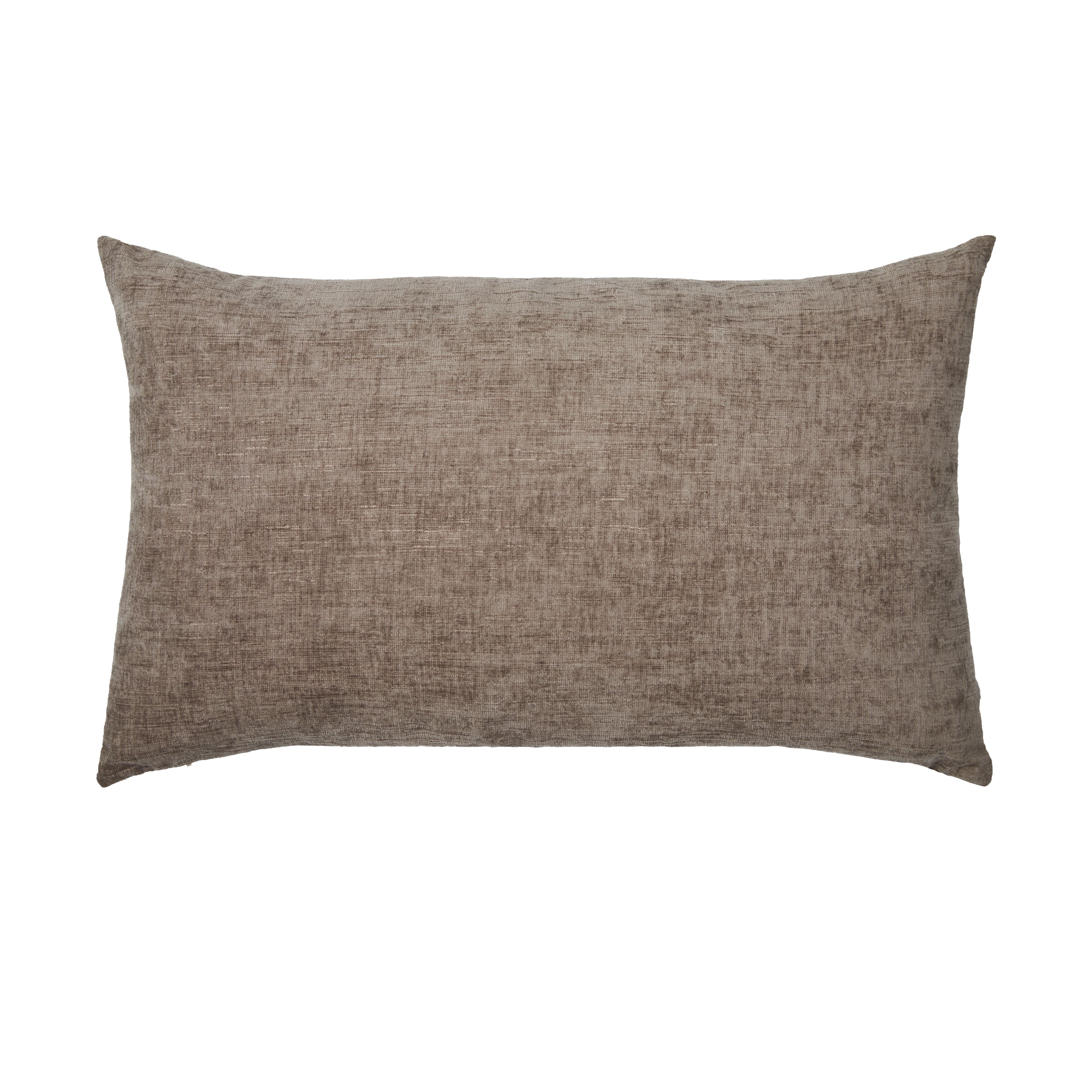Bellanger Chenille Feather Cushion – Taupe