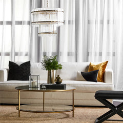 Cocktail Glass Round Coffee Table