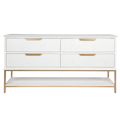 Aimee 4 Drawer Chest - White