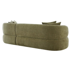 Greenwich 3 Seater Sofa w Right Chaise - Sage Chenille