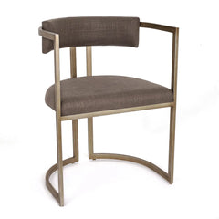 Dino Dining Chair - Chocolate Linen