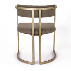 Dino Dining Chair - Chocolate Linen
