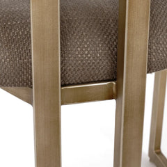 Dino Dining Chair - Chocolate Linen