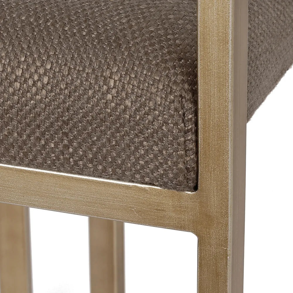 Dino Dining Chair - Chocolate Linen
