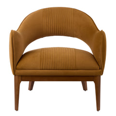 Edwin Armchair Mustard & Walnut