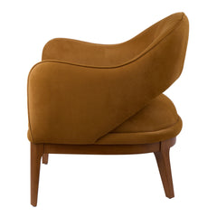 Edwin Armchair Mustard & Walnut
