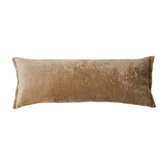 Elena Velvet Feather Cushion – Gold