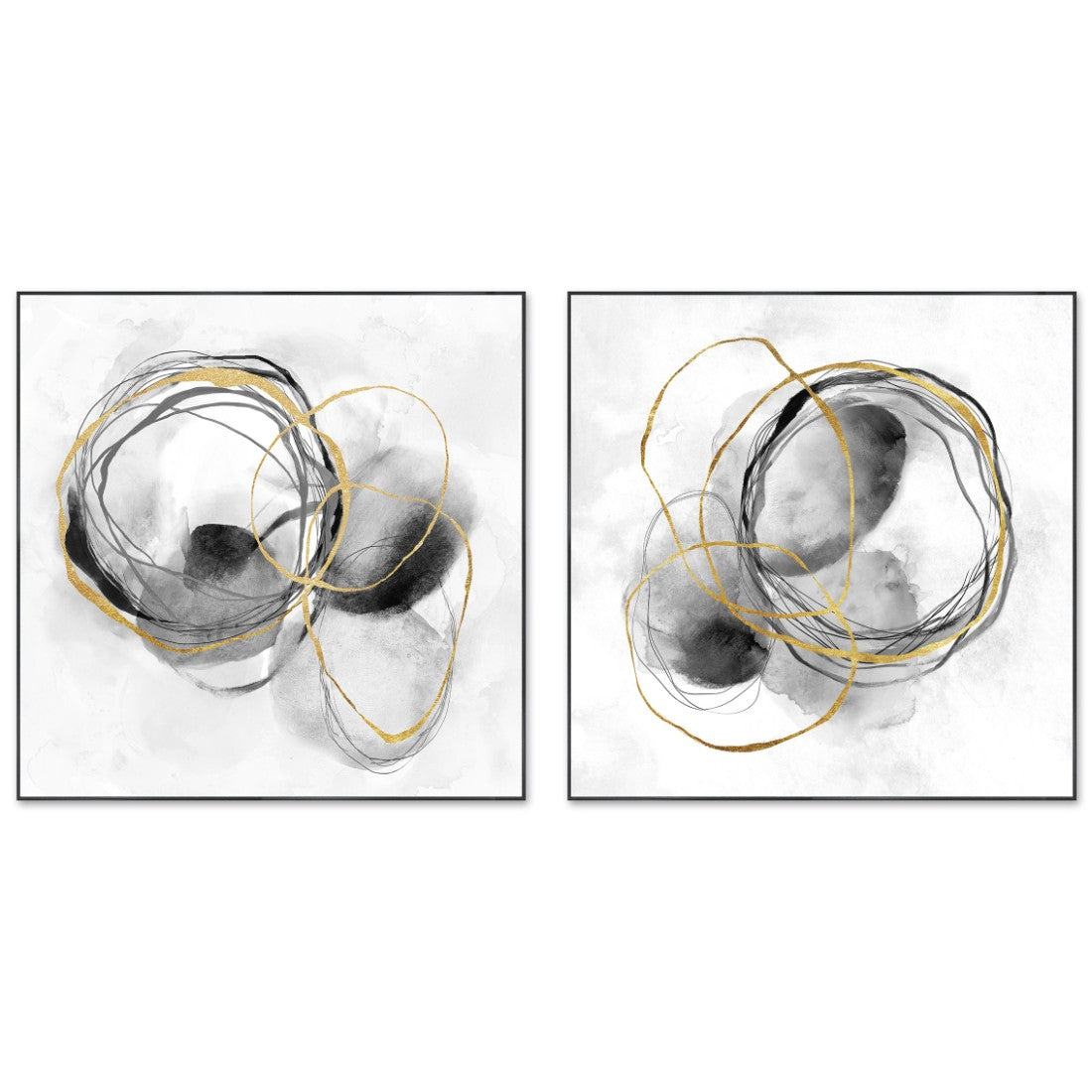 Black and Gold Ripples S/2