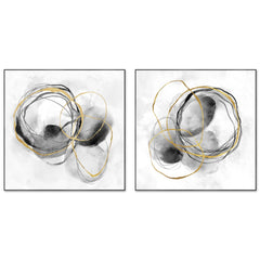 Black and Gold Ripples S/2