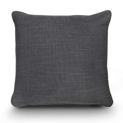 Charcoal Grid Cushion