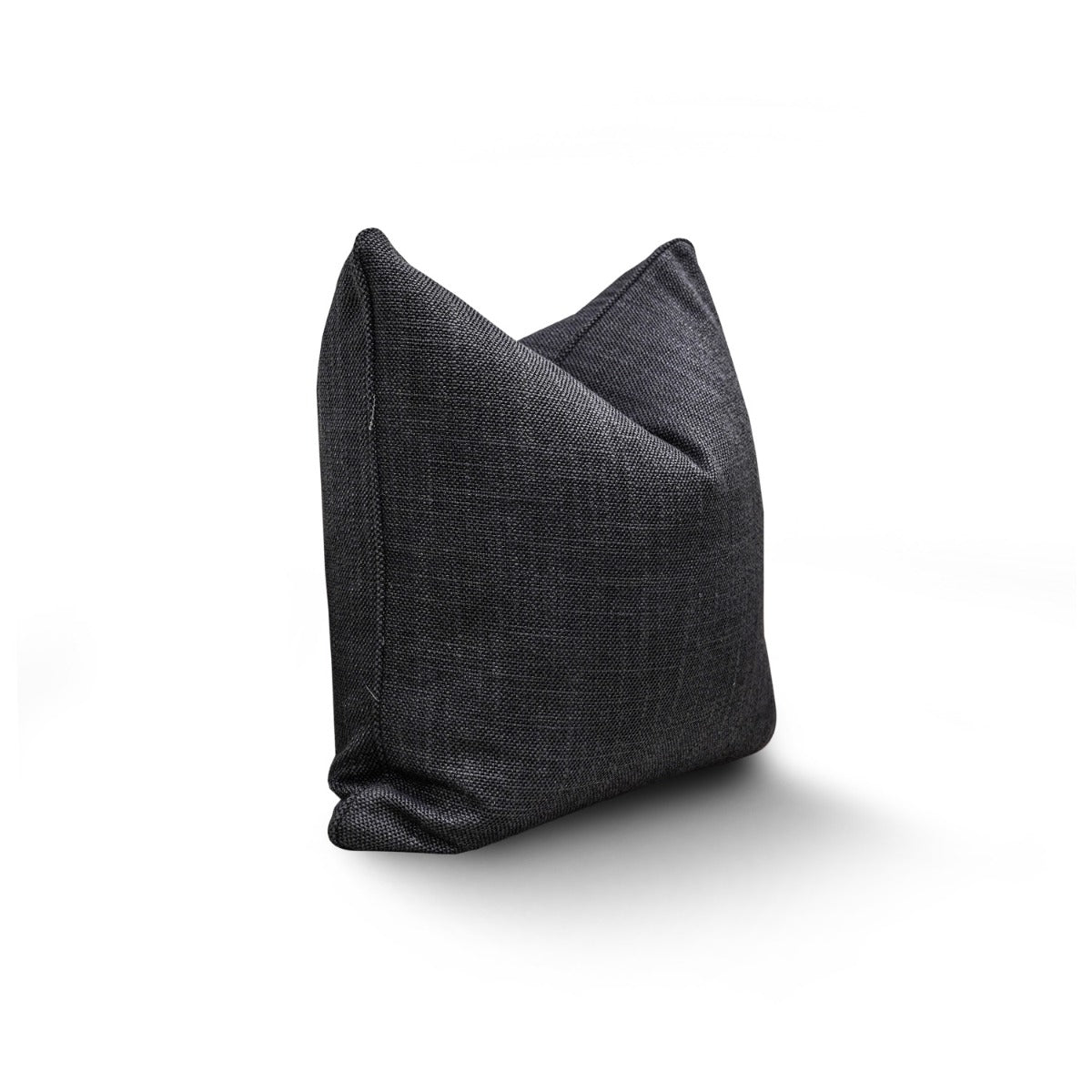 Charcoal Grid Cushion