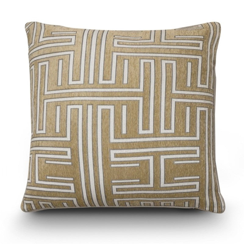 Golden Maze Cushion