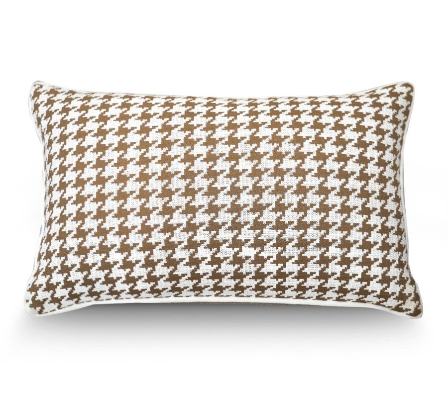 Houndstooth Weave Cushion