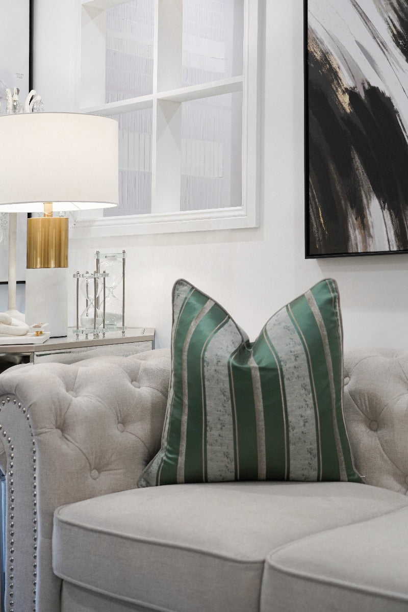 Emerald Elegance Cushion
