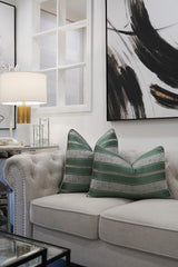 Emerald Elegance Cushion