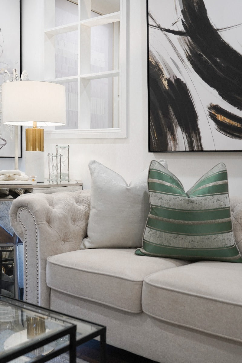 Emerald Elegance Cushion
