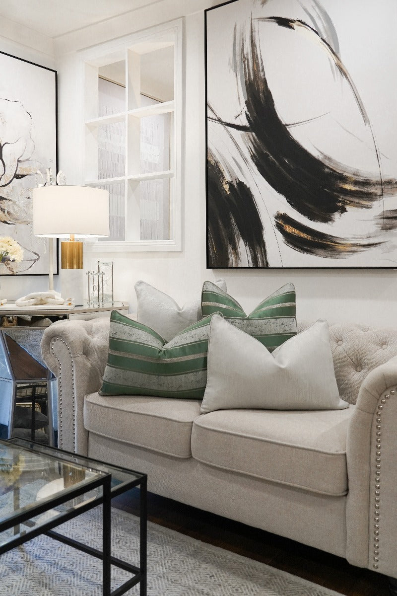 Emerald Elegance Cushion
