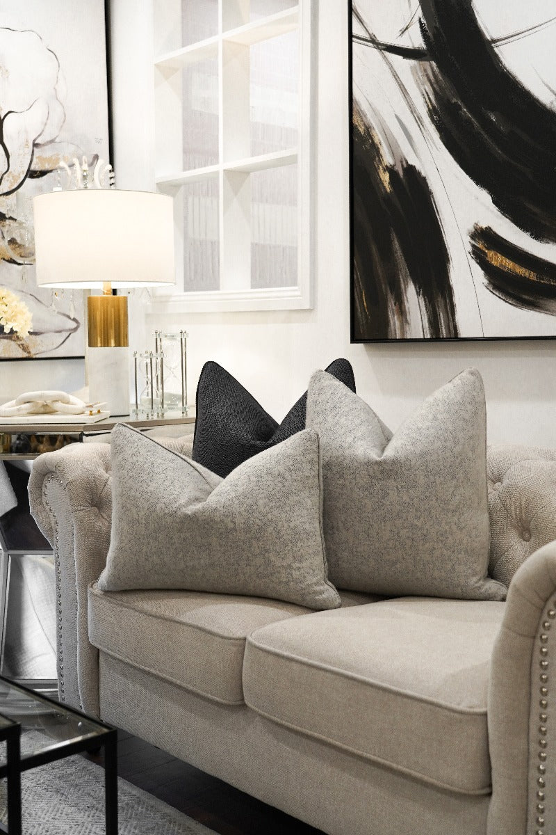 Grey Whisper Cushion