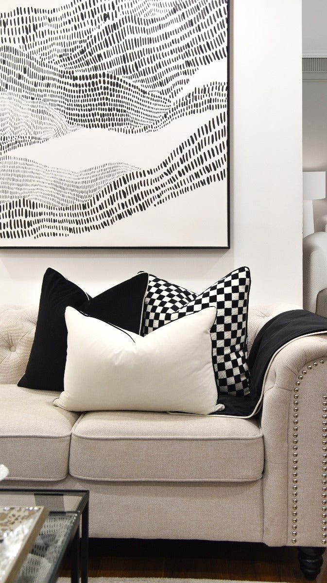 Bold Checkerboard Cushion