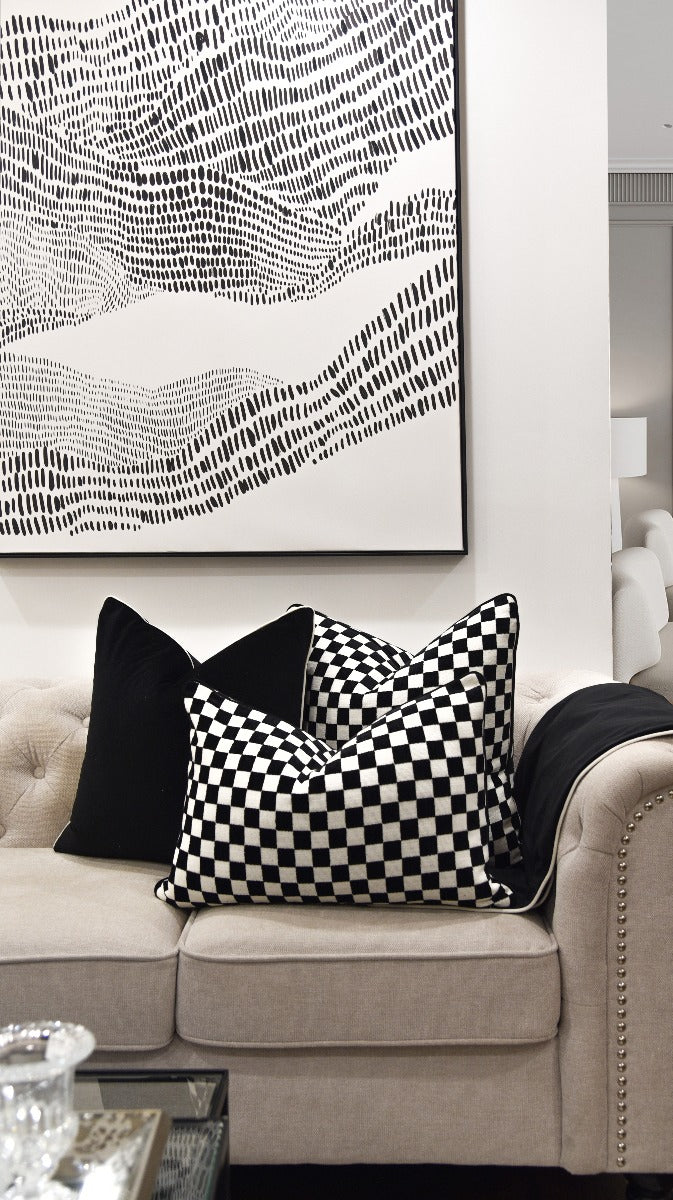 Bold Checkerboard Cushion