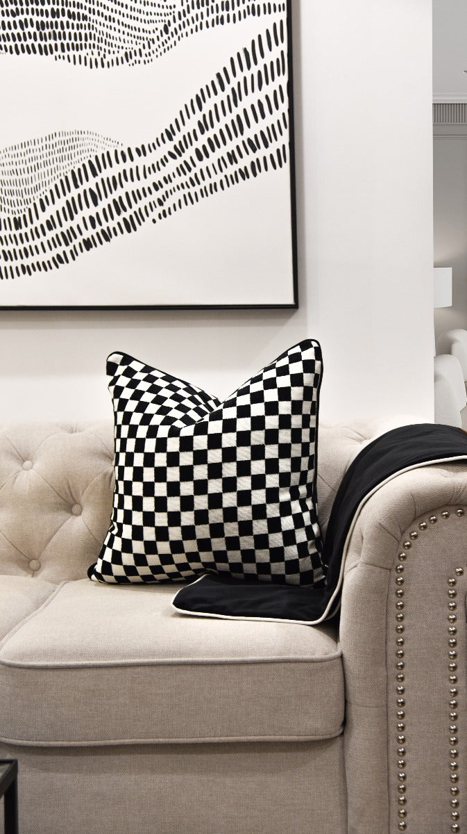 Bold Checkerboard Cushion