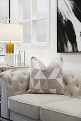Neutral Mosaic Cushion