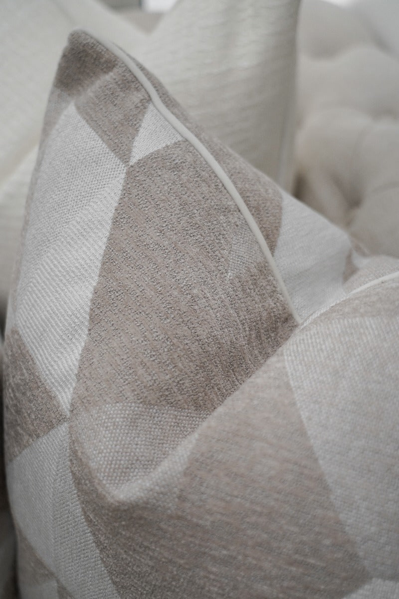 Neutral Mosaic Cushion