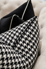 Houndstooth Chic Cushion