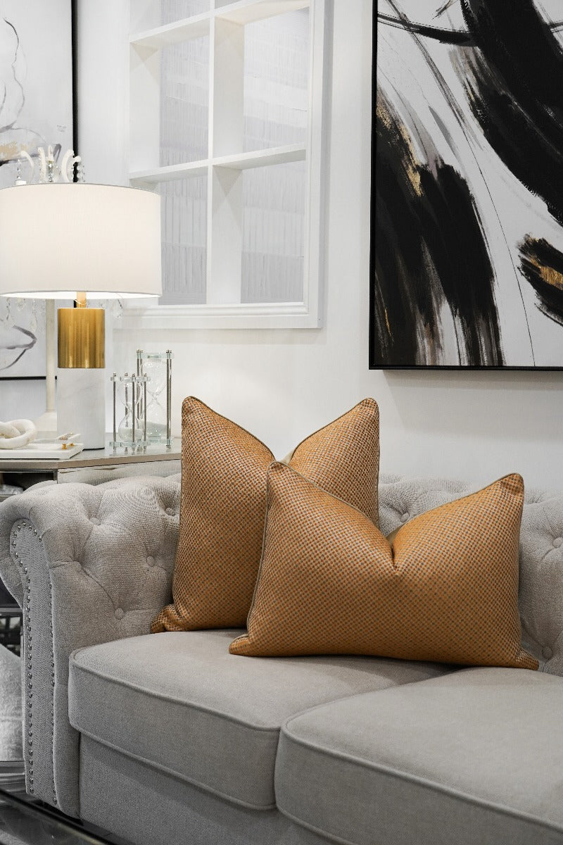 Golden Weave Cushion