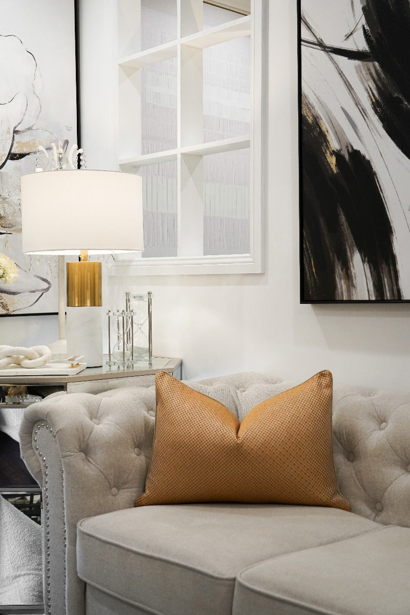Golden Weave Cushion