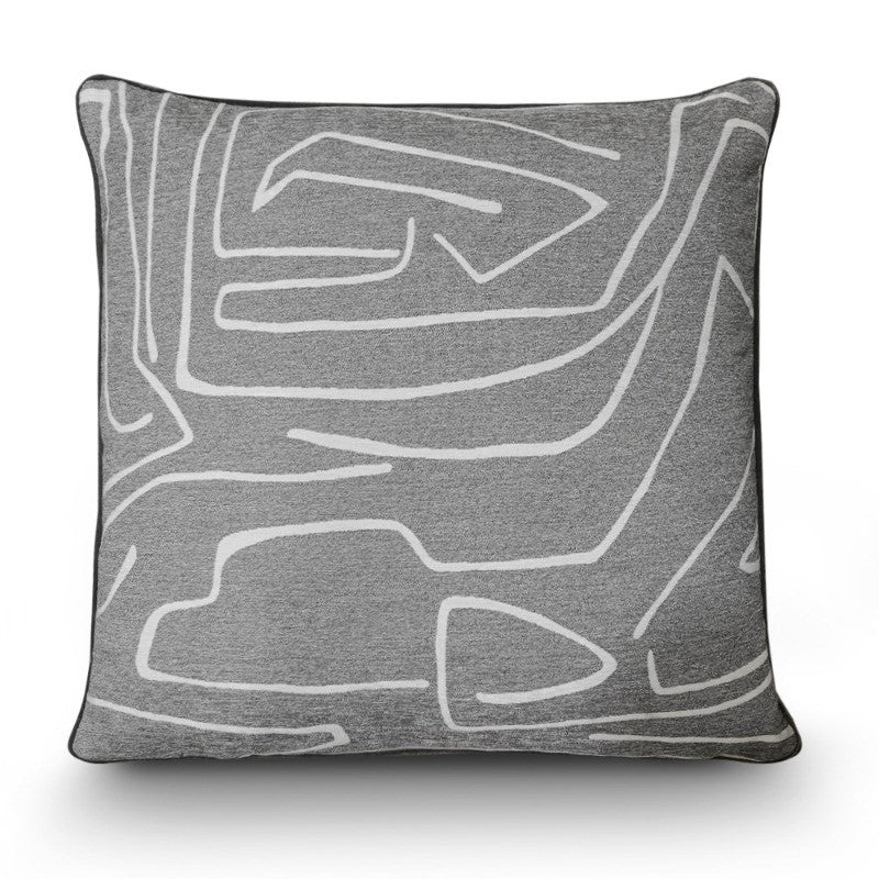 Abstract Maze Cushion