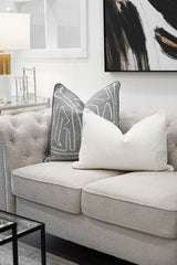 Abstract Maze Cushion