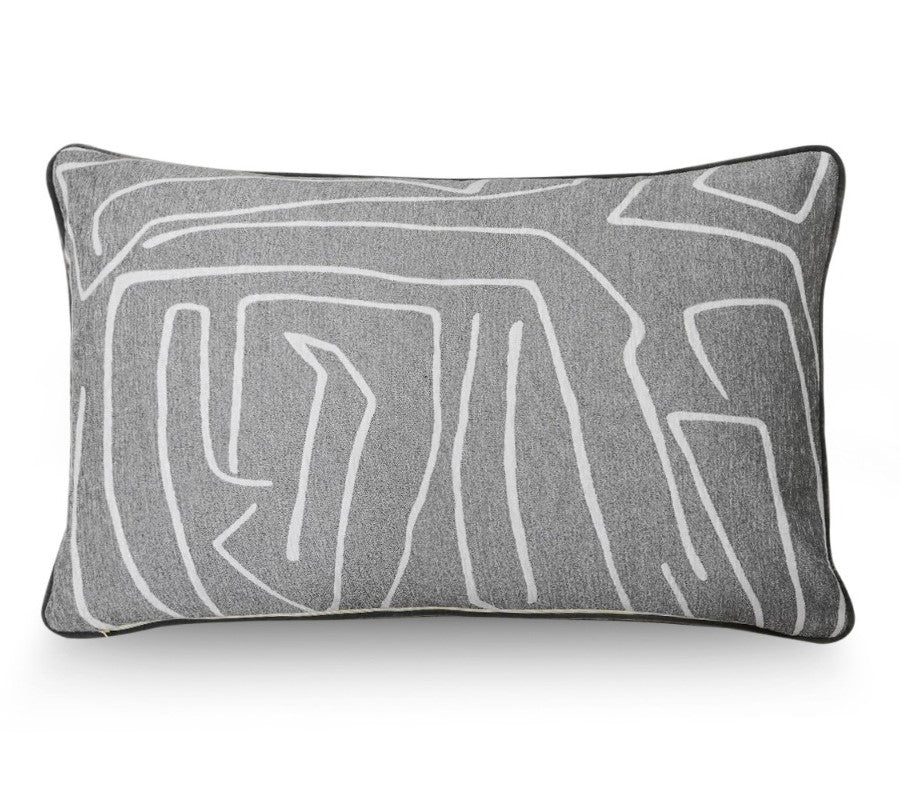 Abstract Maze Cushion