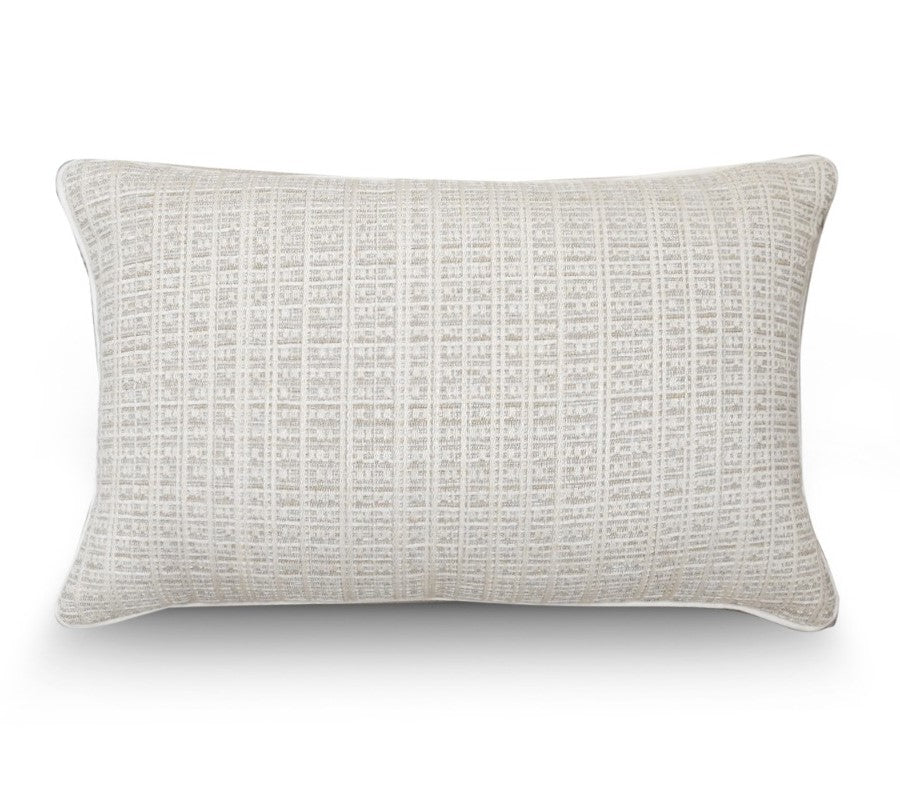 Grid Beige Cushion