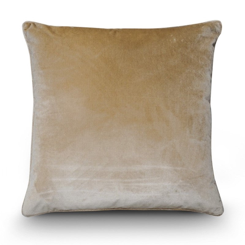Champagne Velvet cushion
