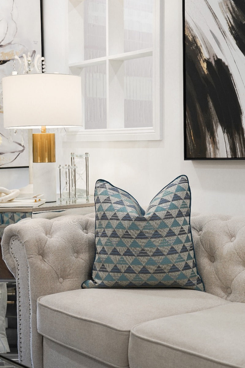 Blue Mosaic cushion