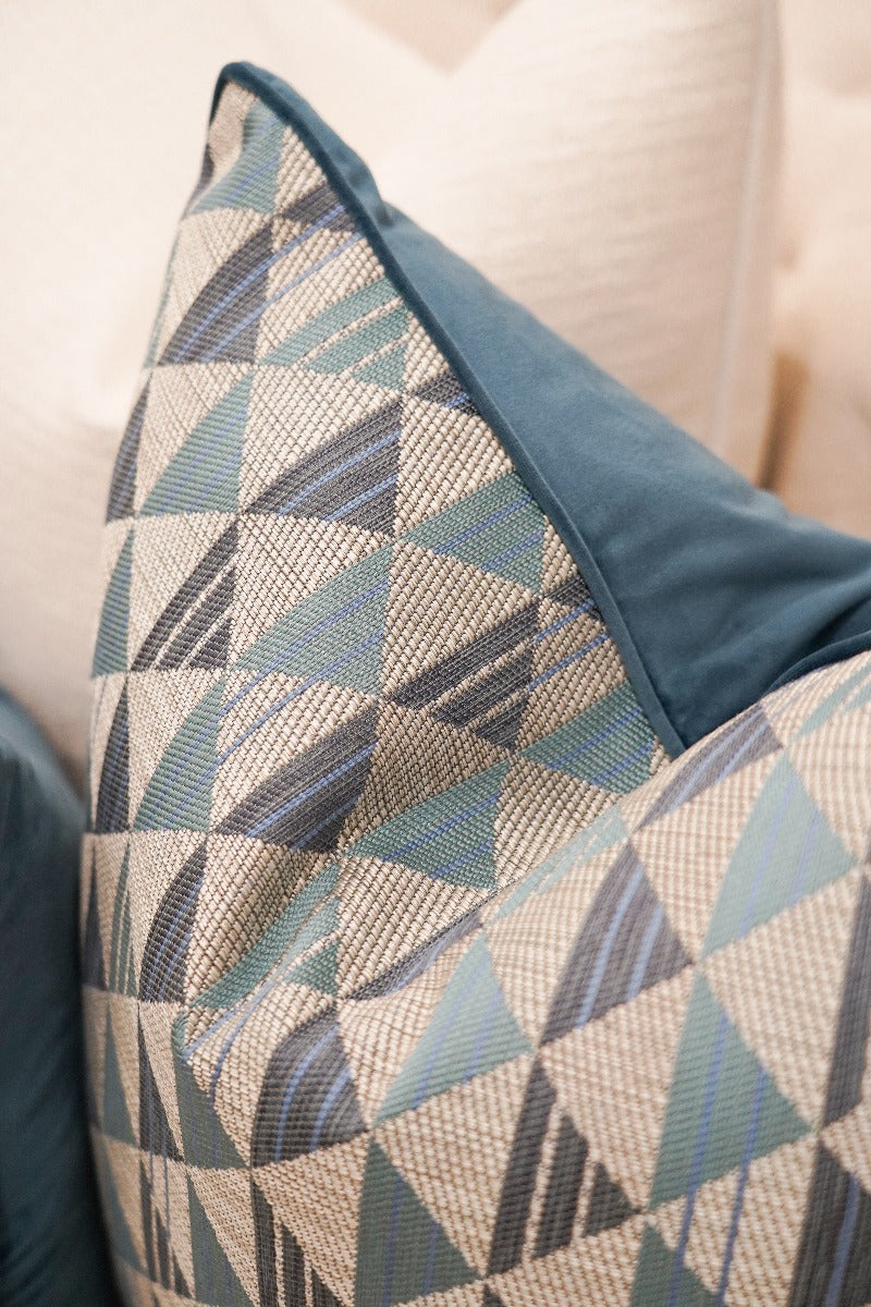 Blue Mosaic cushion