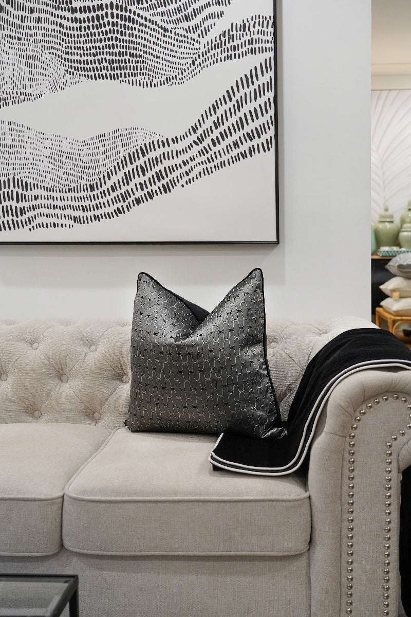 Eclipse Metallic Cushion