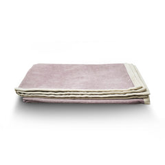Blush Ribbed Chic Throw